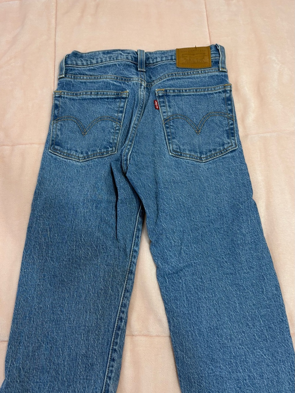 Levi's Straight-Leg Blue Denim Jeans